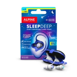 Alpine SleepDeep Reusable Sleeping Earplugs -Earjobs 1. Hero Whats in the box