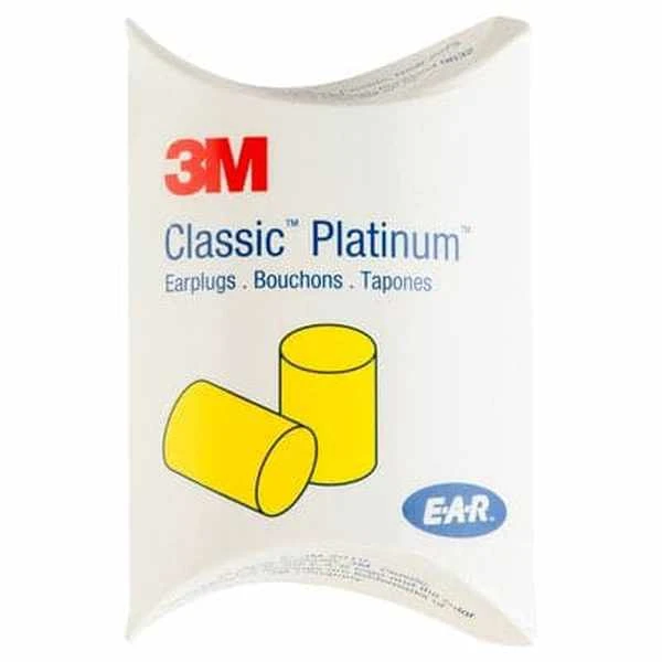 3M EAR™ Classic Platinum Small Ear Plugs (Pillow Pack | SLC80 23dB, Class 4) 1 3M EAR™ Classic Platinum Small Ear Plugs (Pillow Pack | SLC80 23dB, Class 4)