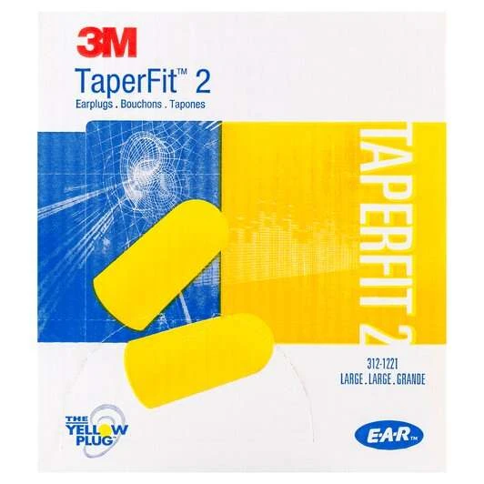 Box - 3M™ E-A-R™ TaperFit™ 2 Large Uncorded Earplugs (200 Pairs | SLC80 26dB, Class 5) - Image 3