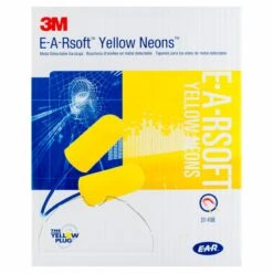 Box - 3M™ EARsoft™ Yellow Neon Regular Metal Detectable Corded Ear Plugs (200 Pairs | SLC80 23dB, Class 4) 9 Box - 3M™ EARsoft™ Yellow Neon Regular Metal Detectable Corded Ear Plugs (200 Pairs | SLC80 23dB, Class 4) -Earjobs 3m e a rsoft metal detectable corded earplugs 311 4106 1