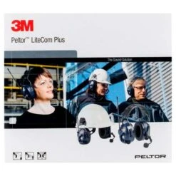 3M™ PELTOR™ WS™ LiteCom Plus 2-Way LPD 433 Bluetooth Headset MT73H7A4310WS6AZ (SLC80 32dB, Class 5) -Earjobs 3m peltor lite com plus headband mt7h7a4310 az 3