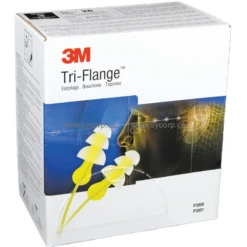 Case - 3M⢠Tri-Flange⢠Corded Earplugs (400 Pairs | SLC80 19dB, Class 3)
