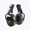 Hellberg® Secure S1C Green Helmet Mount Earmuffs (SLC80 25dB, Class 4)