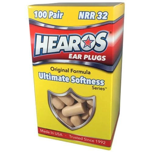 Hearos Ultimate Softness Ear Plugs (NRR 32 | 100 Pairs) 1 Hearos Ultimate Softness Ear Plugs (NRR 32 | 100 Pairs)