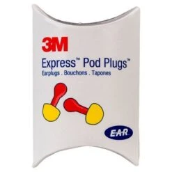 Box - 3M™ E-A-R™ Express Assorted Uncorded Earplugs (Pillow Pack | 100 Pairs | SLC80 19dB, Class 3) -Earjobs 70071516010 2