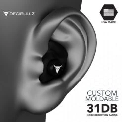 Decibullz DIY Custom Molded Earplugs -Earjobs Decibullz 2020 NEW 31DB blk 39359.1600444061