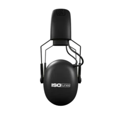 ISOtunes Air Defender Bluetooth Ear Muffs (NRR 24) -Earjobs EM037AirDefenderPrintingLeftSide 600x eed49afa 4d4a 41d0 bb8a 562cabd9d092
