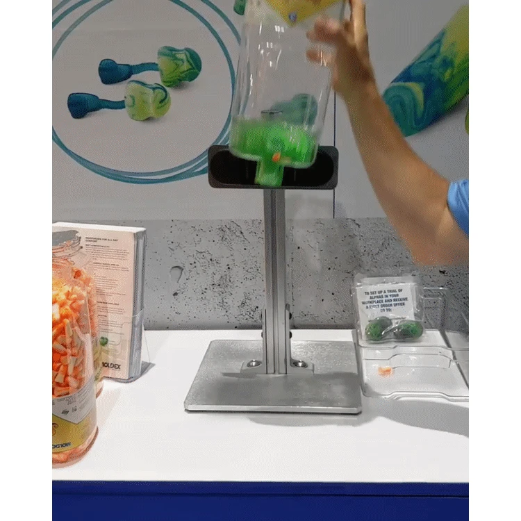 Moldex Pura-Fit® EcoStation™ Uncorded Earplug Refill (500 Pairs | SLC80 27dB, Class 5) 2 Moldex Pura-Fit® EcoStation™ Uncorded Earplug Refill (500 Pairs | SLC80 27dB, Class 5) - Image 2