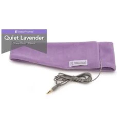 SleepPhones Classic Earphones For Sleeping -Earjobs FLAG SP Classic FLAT QuietLavender 1000w