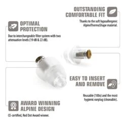 Alpine MusicSafe For Musicians 11 Alpine MusicSafe For Musicians -Earjobs MusicSafe musician earplugs infographic alpine hearing protection