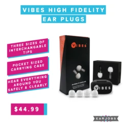 Vibes High Fidelity Ear Plugs 13 Vibes High Fidelity Ear Plugs -Earjobs ProductFeature VibesHighFidelityEarPlugs