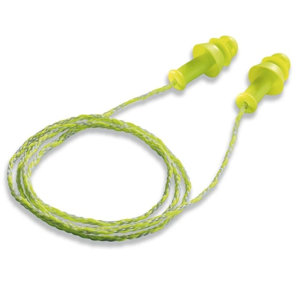 Box - Uvex Whisper+ Reusable Corded Earplugs (50 Pairs | SLC80 22dB, Class 4) 1 Box - Uvex Whisper+ Reusable Corded Earplugs (50 Pairs | SLC80 22dB, Class 4)