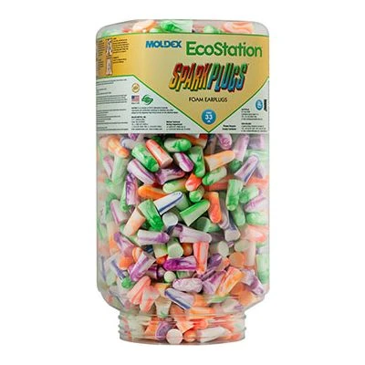 Moldex SparkPlugs® EcoStation™ Uncorded Earplug Refill (500 Pairs | SLC80 29dB, Class 5) 1 Moldex SparkPlugs® EcoStation™ Uncorded Earplug Refill (500 Pairs | SLC80 29dB, Class 5)