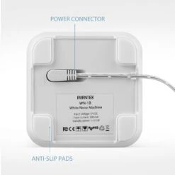 AVANTEK Portable White Noise Machine -Earjobs avantek portable rechargeable white noise machine 11