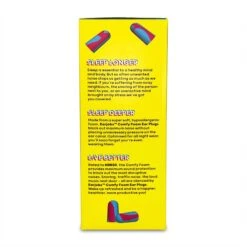Earjobs™ Comfy Foam Ear Plugs (60 Pairs | NRR 30) 15 Earjobs™ Comfy Foam Ear Plugs (60 Pairs | NRR 30) -Earjobs boxback