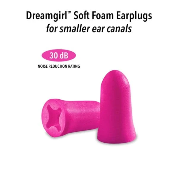 Macks Dreamgirl Soft Foam Ear Plugs (NRR 30 | 10 Pairs W/ Carry Case) 2 Macks Dreamgirl Soft Foam Ear Plugs (NRR 30 | 10 Pairs W/ Carry Case) - Image 2