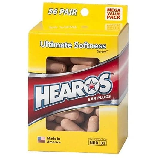 Hearos Ultimate Softness Ear Plugs (NRR 32 | 56 Pairs) 1 Hearos Ultimate Softness Ear Plugs (NRR 32 | 56 Pairs)