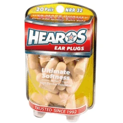 Hearos Ultimate Softness Ear Plugs (NRR 32 | 20 Pairs)
