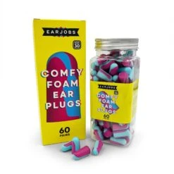 Earjobs™ Comfy Foam Ear Plugs (60 Pairs | NRR 30)