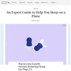 Earjobs™ Flying Ear Plugs 2.0 (2 Pairs) -Earjobs insider qantas