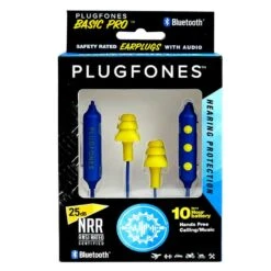 Plugfones SOVEREIGN DUO Bluetooth Earplugs + Earphones -Earjobs package