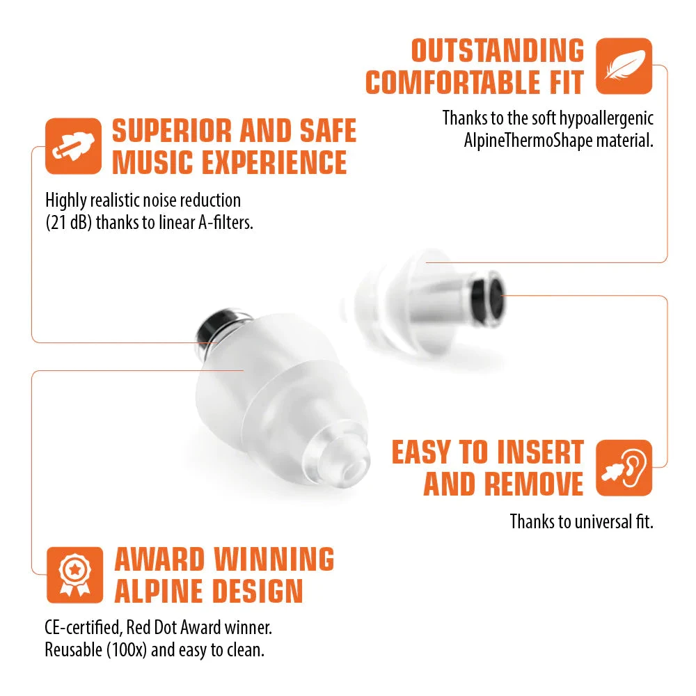 Alpine Partyplug Pro™ Natural Music Earplugs 7 Alpine Partyplug Pro™ Natural Music Earplugs - Image 7