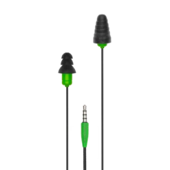 Plugfones® Protector™ Industrial Earplug-Earphone Hybrids (NRR 27/29)